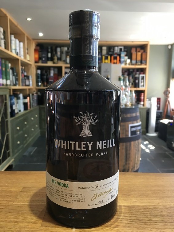 Whitley Neill Rye Vodka 70cl 43%